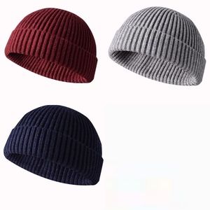 Set of 3 Knit Fisherman Beanies (FREE SHIPPING)